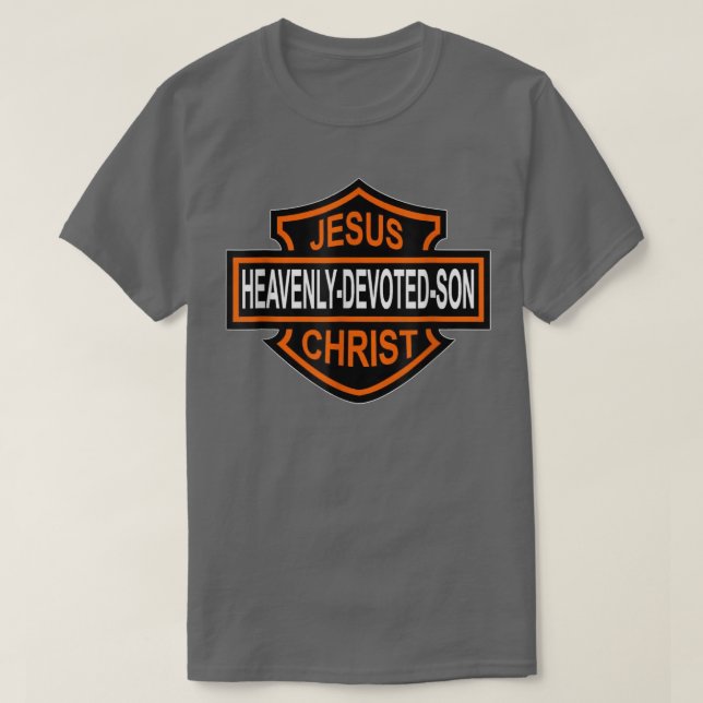 Njut av Jesus Kristus Himmelsk Ded Son Parody Reli T Shirt (Design framsida)