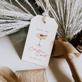 Njut av julklappen presentetikett