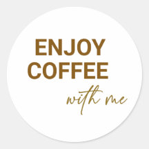 Njut av kaffe med mig