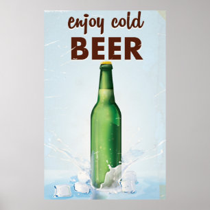 Njut av kallet Beer Beverage Poster. Poster