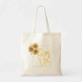 Njut av Life Tote Bag Tygkasse