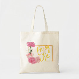 Njut av Life Tote Bag Tygkasse