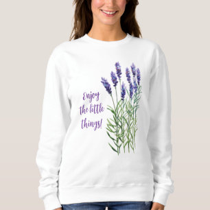 Njut av lilla Sak lavender T Shirt