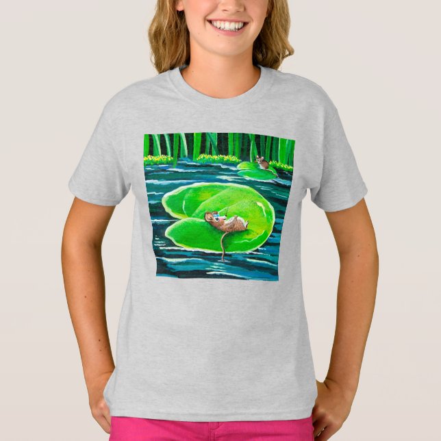 Njut av Lily Pad Tee Shirt (Framsida)