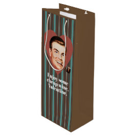 Njut av lite billigt vin Valentine.