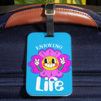 Njut av livet bagagebricka