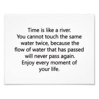 Njut av livet fototryck