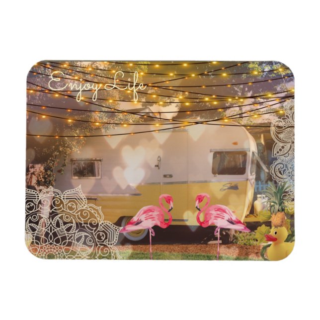 Njut av livet magnet (Horisontell)