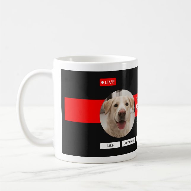 Njut av livet med de husdjur du älskar, nu på din  kaffemugg (Vänster)