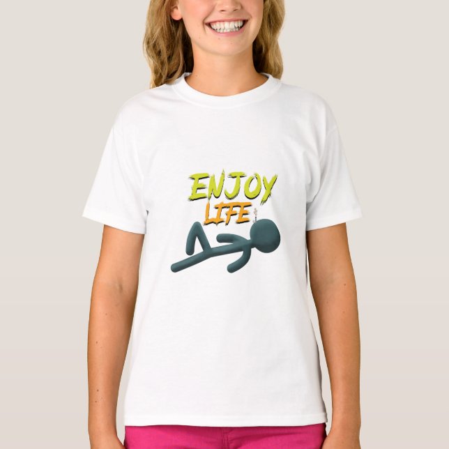 Njut av livet t shirt (Framsida)