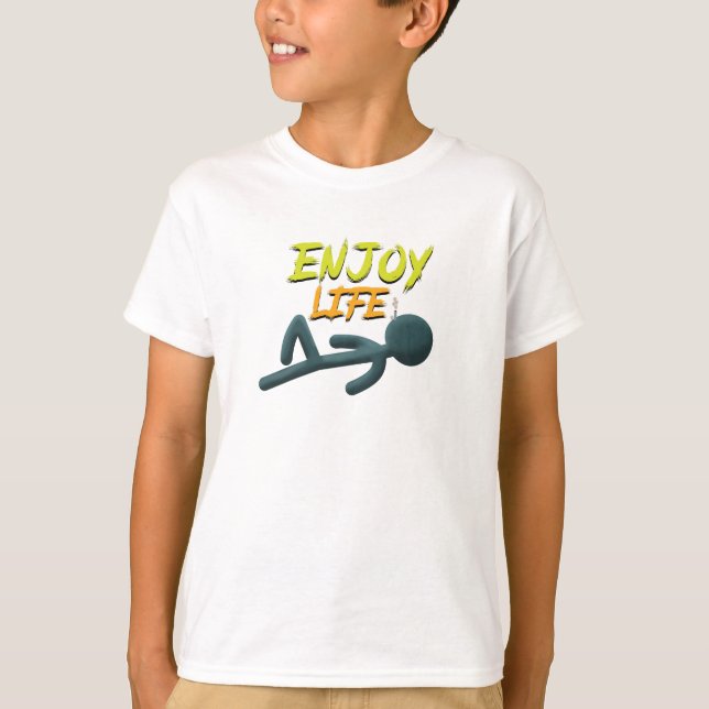 Njut av livet t shirt (Framsida)