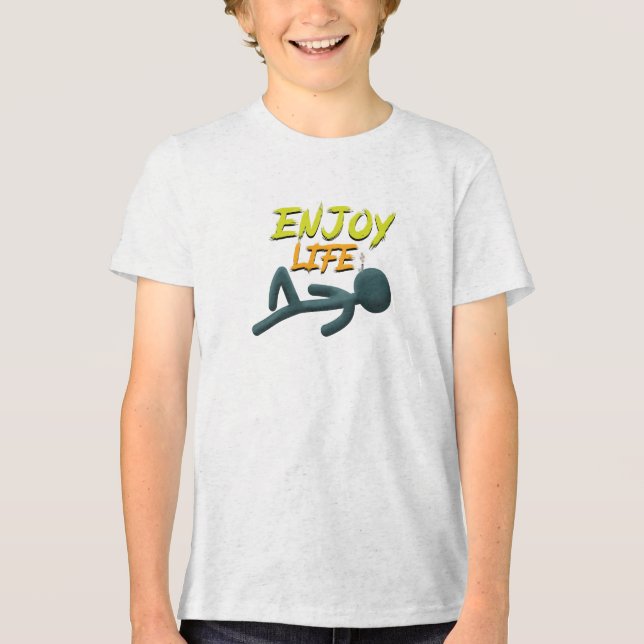 Njut av livet t shirt (Framsida)