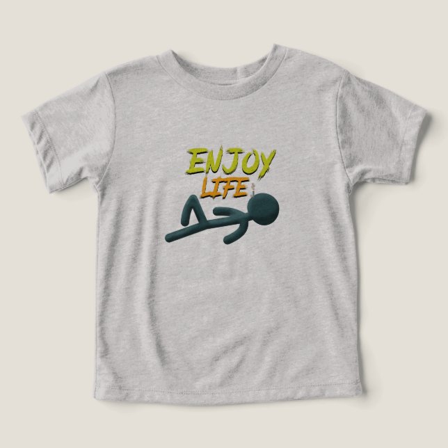 Njut av livet t shirt (Design Framsida)