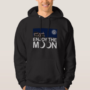 Njut av måne hoodie