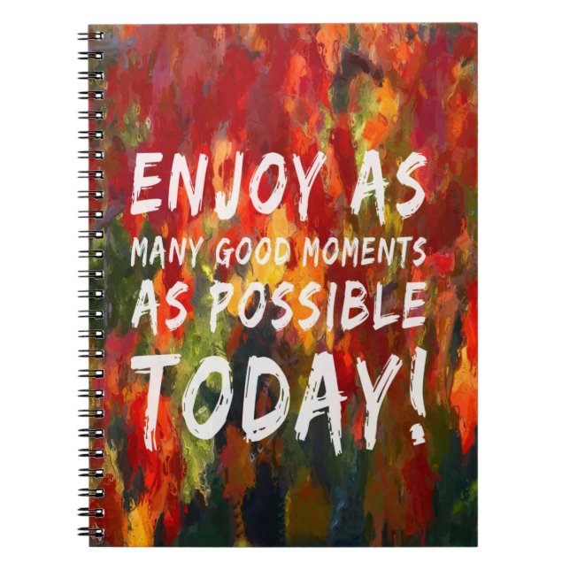 Njut av många Bror Anteckningsbok (Framsidan)