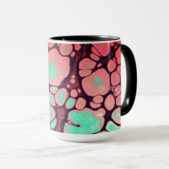 Njut av morgon kaffet i retrostil mugg (Framsida höger)