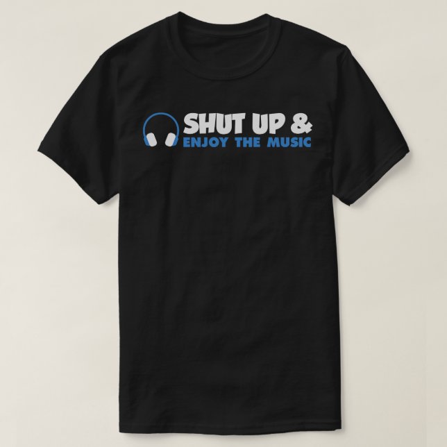Njut av musiken t shirt (Design framsida)