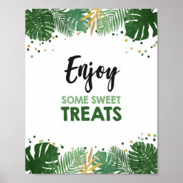 Njut av några sötade trettingar Tropical Safari Bi Poster