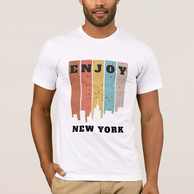Njut av New York T-Shirt (Framsida)