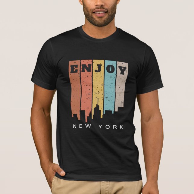 Njut av New York T-Shirt (Framsida)