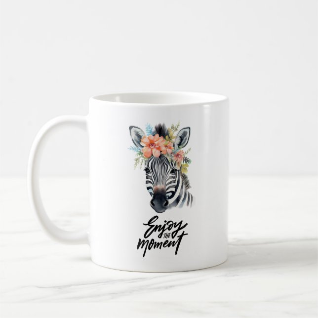 Njut av ögonblicket kaffemugg (Vänster)
