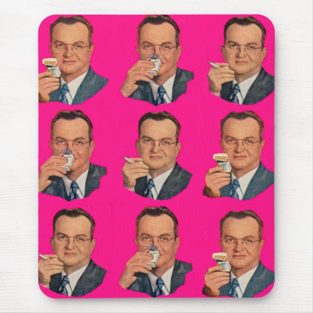 Njut av paketet, njut av röken musmatta (Framsidan)