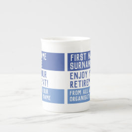 Njut av Pension - Benporslin Mugg