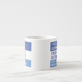 Njut av Pension - Espressomugg