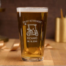 Njut av Pension Golf Personlig Gift Etched