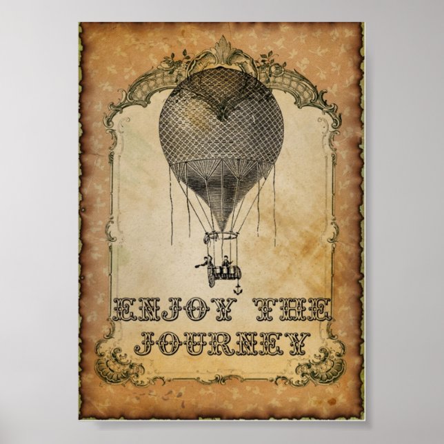 Njut av resan poster (Framsidan)