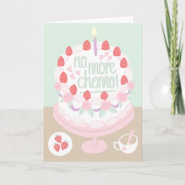 Njut av rosa för att uppmuntra cancer kort (Framsida)