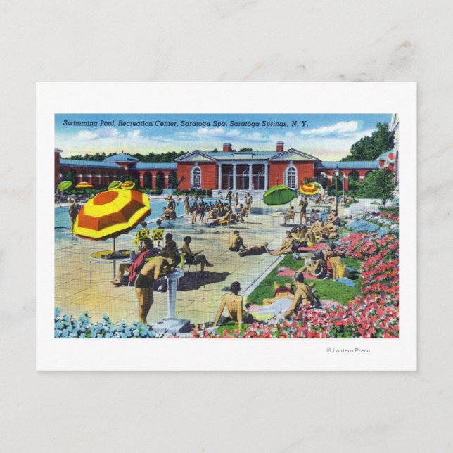 Njut av Saratoga Spa Recreation Center Vykort (Framsida)