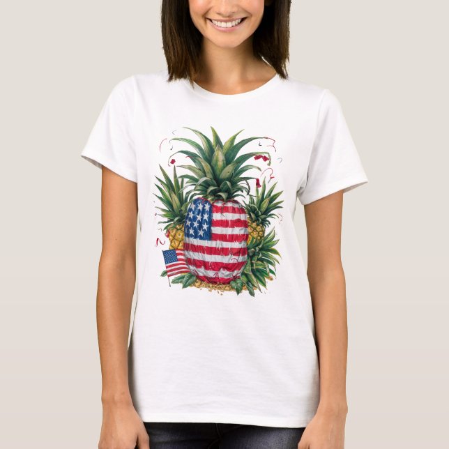 Njut av självständighetsdagen  t shirt (Framsida)