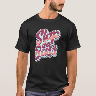 Njut av Slap Bass Guitar Sylt Session Slap Da Bass T Shirt