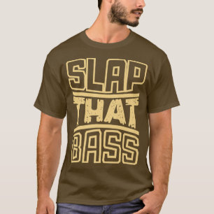 Njut av Slap Bass Guitar Sylt-sessionssnav som bas T Shirt