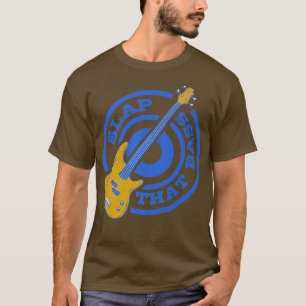 Njut av Slap Bass Guitar Sylt-sessionssnav som bas T Shirt