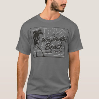 Njut av Sol och skugga vid Wrighttsville Beach NC T Shirt