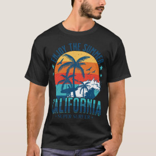 njut av sommarens california-surfer t shirt