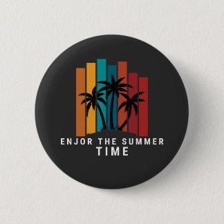 Njut av sommarfilmen T-Shirt-Roligt Sommargrafik Knapp