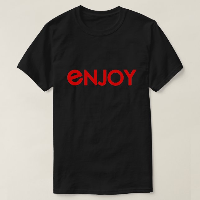 njut av T-Shirt (Design framsida)