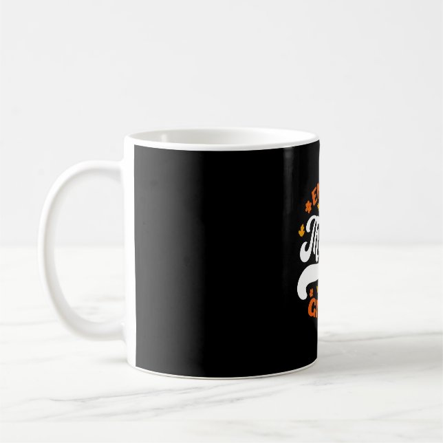 njut av thanksgiving mat kalkon tacksam  kaffemugg (Vänster)