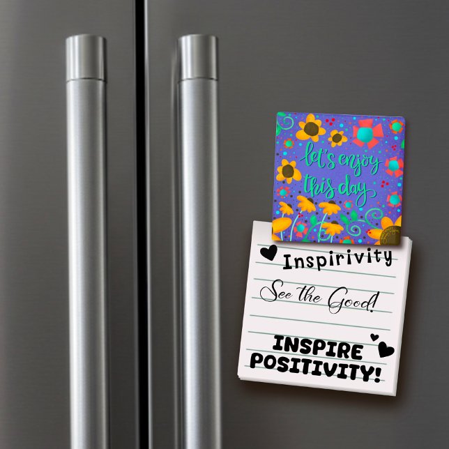 Njut av Trendigets Roligt för inspiritivitetsdagen Magnet (Skapare uppladdad)