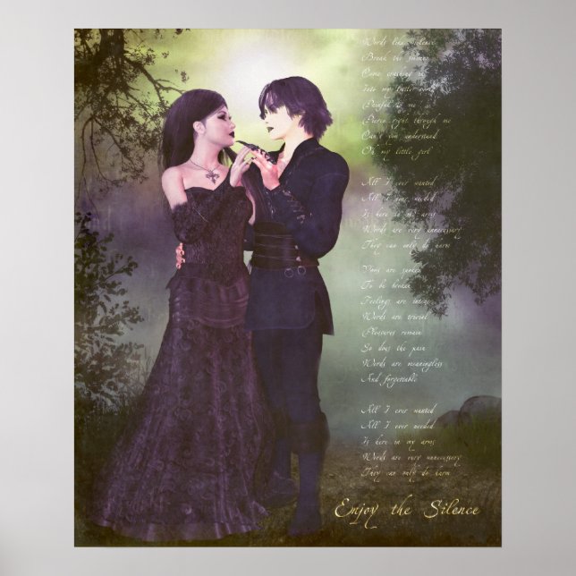 Njut av tystnaden poster (Framsidan)