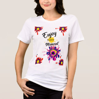 Njut av varje färgglad stänkande inspirationsögonb t shirt