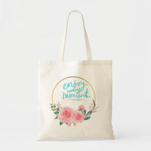 Njut av varje ögonblick av tote Bag Tygkasse