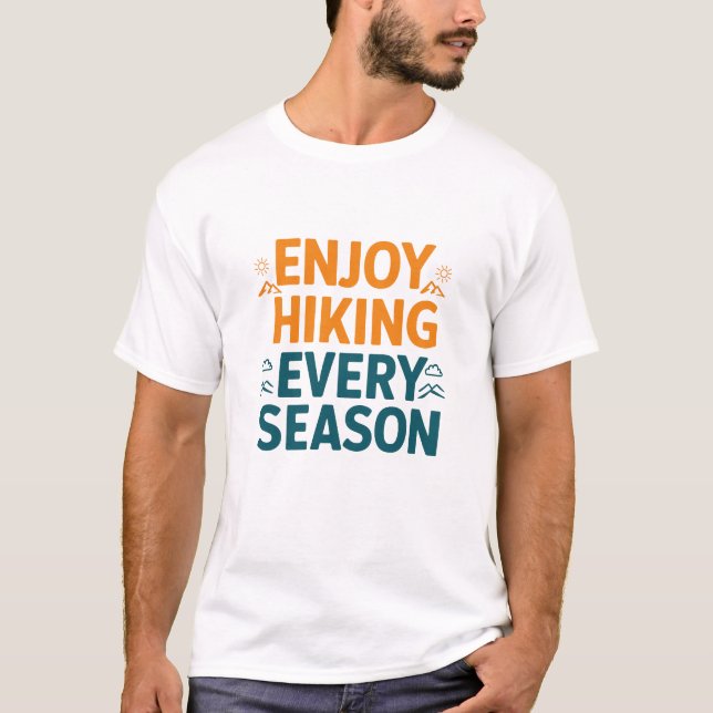 Njut av varje säsong t shirt (Framsida)