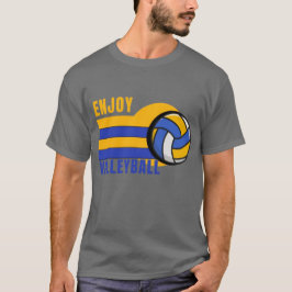 Njut av volleybolldesign t shirt