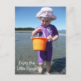 Njut av vykortet Little Sak Vykort