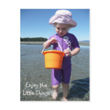 Njut av vykortet Little Sak