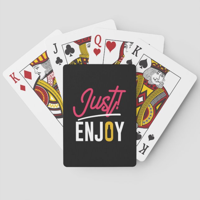 Njut bara av öl casinokort (Baksidan)